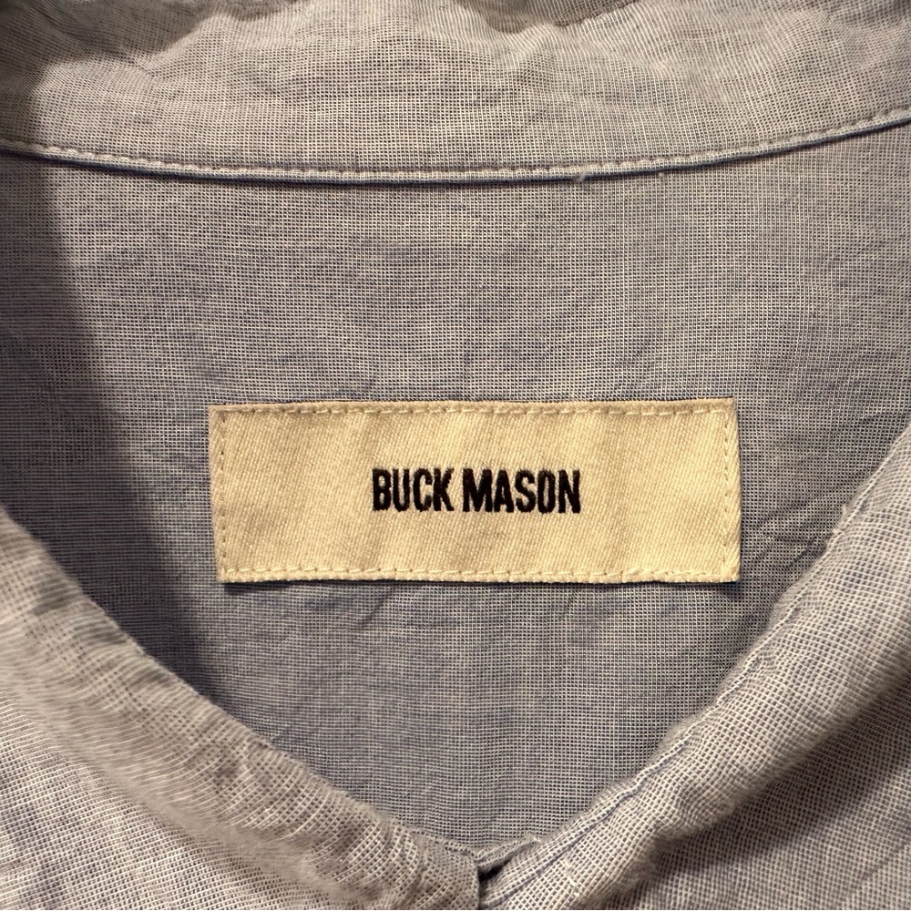 Buck Mason Women’s Mainstay Cotton Shirt - Size XL - Picture 8 of 8